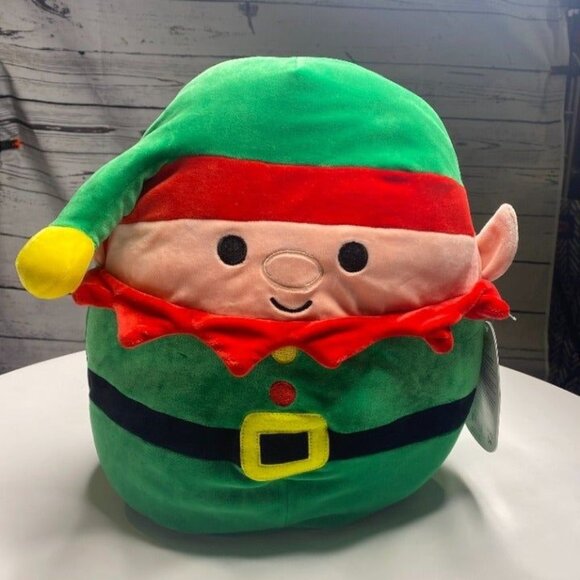 Squishmallows Elliot the Elf 2019 12" Stuffed Animal NWT RARE HTF - Picture 1 of 5